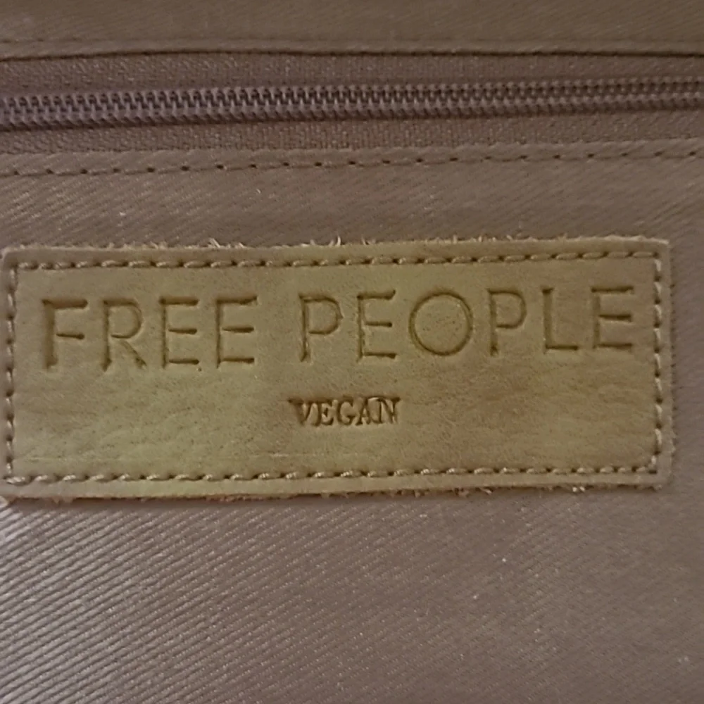 Free People 100% Vegan Leather Clutch